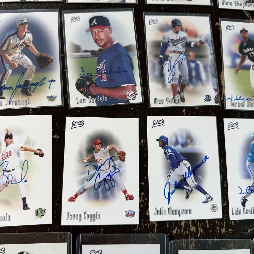 1996 Best Cards Inc Baseball Lot Of 50 Autos Minor Leaguers & Prospects Signed